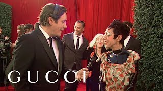 #GucciShowtime Red Carpet Interview III