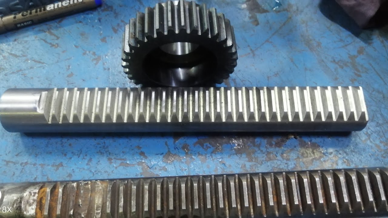 how to Make rack gear module Mein banane ka tarika full formation - YouTube