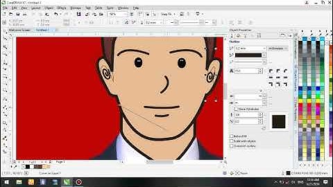 Hanya 2 menitan!!! Buat vector minimalis yang simple dan mudah dengan corel draw.