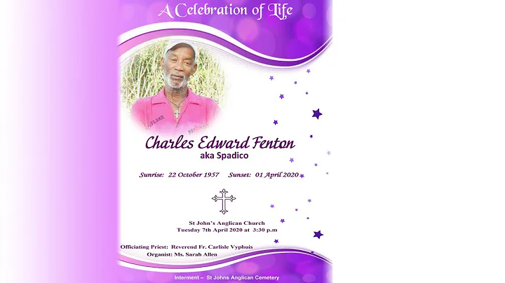 A Celebration of Life Charles Edward Fenton AKA Sp...