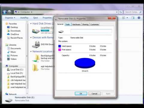 How to remove write protection and format a RAW Flash Drive