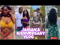 JAMAICA VLOG🇯🇲| Ft. Travel Delays, The Riu Palace Hotel, Anniversary Dinner, Dunn’s River & MORE!!