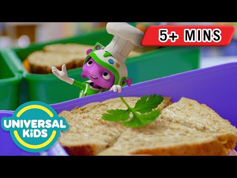 How to Pack a HEALTHY SANDWICH FOR LUNCH! | Floogals | Universal Kids Preschool