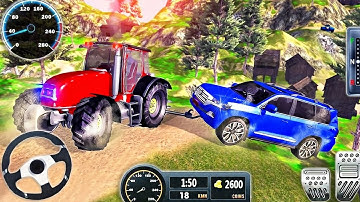 Real Tractor Pulling Simulator New Off-Road Tractor Driving -3D Android GamePlay (2025) 