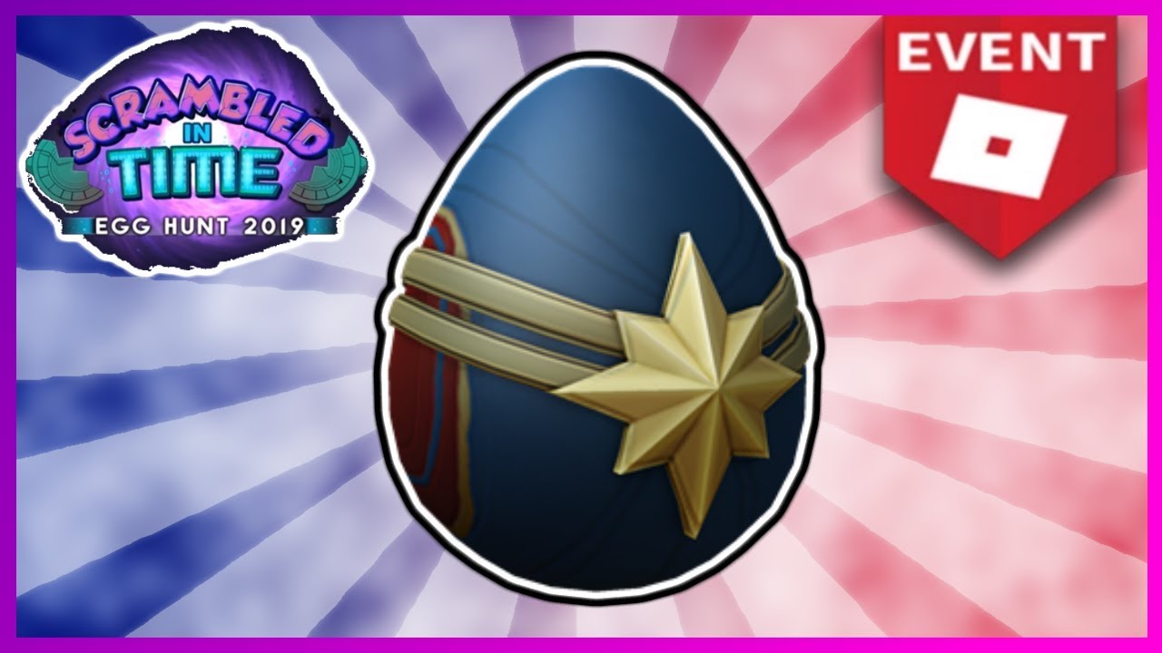 How To Get The Captain Marvel Egg Easy Roblox Egg Hunt 2019 Scrambled In Time Youtube - how to get the eggtrix egg in hackr easy full tutorial roblox