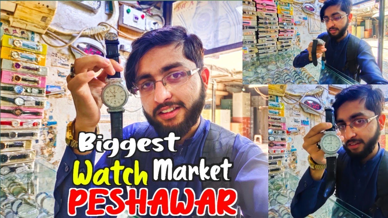 😊Ao Mera Sath Ap Ko Peshawar Biggest Watch⌚Market dekhun | khyber bazar peshawar | eid shopping vlog