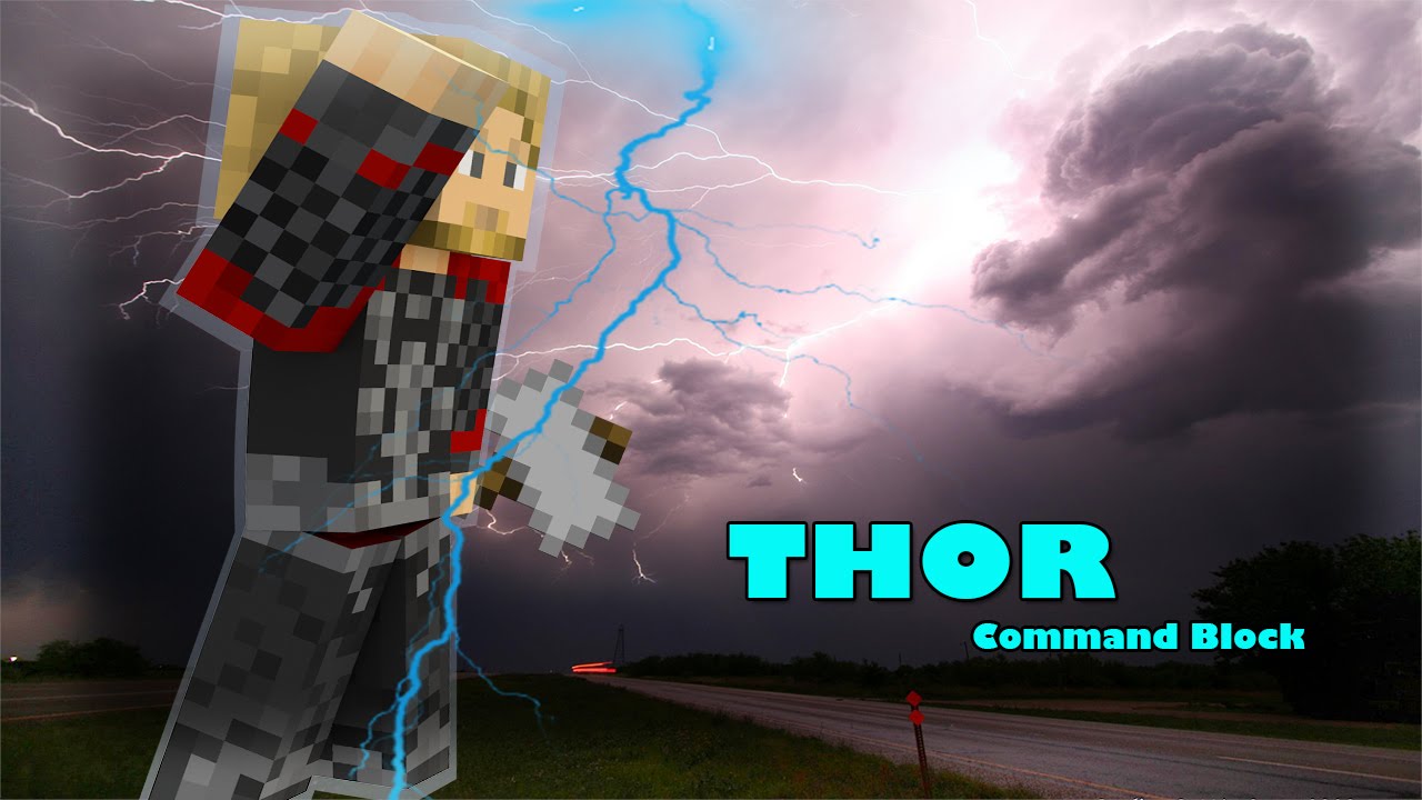 [Review] Minecraft Command Block Thor ง่ายๆถ้าอยากเป็นเทพเจ้าสายฟ้าธอร์ ...