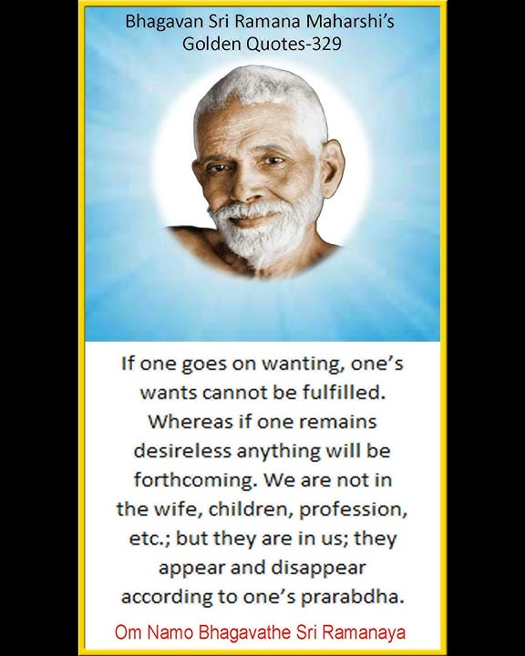 Bhagavan Sri Ramana Maharshi’s Golden Quotes-329 || #ramanamaharshi