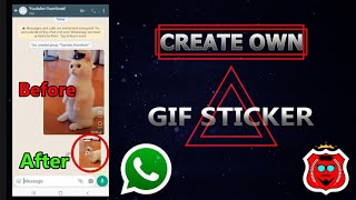 How To Create Own Animated Stickers For WHATSAPP | Sticker Making App | Chrome Tech screenshot 5