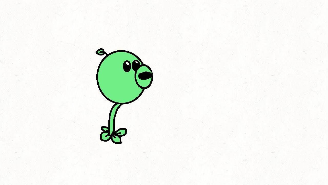 Peashooter shooting peas YouTube