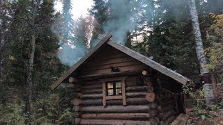 ЖИВУ КРУГЛЫЙ ГОД В ТАЙГЕ. СТРОЮ ( ИЗБУ ) "БАЗОВУЮ" ИЗ ВЕТРОВАЛА. БЫТ И ТАЁЖНЫЕ БУДНИ.