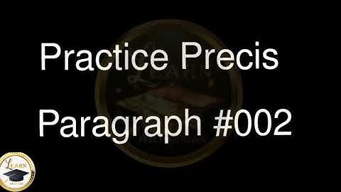 English Precis Pracatice || Paragraph #002 || CSS Preparation
