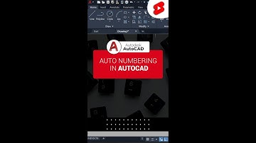 Auto number in AutoCAD #shorts #CAD
