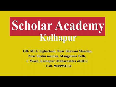 Scholar Academy Kolhapur