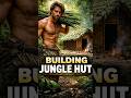 Building a Waterproof Shelter with Mud and Leaves"#survivalchallenge #survivalskil #forest #survival