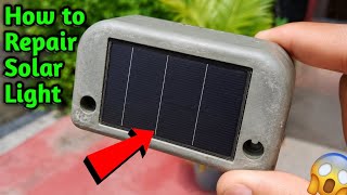 How to Make Repair Mini Solar Light | Repair Solar Light | Electronics Project