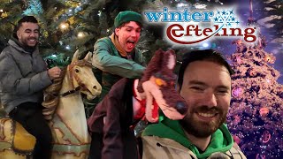 Winter Efteling Vlog  Singing On The Carousel  Evening With Wolf Back  Song Contest
