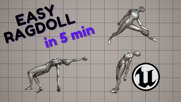 Ragdoll parts of your character mesh in Unreal Engine 5 - Tutorial