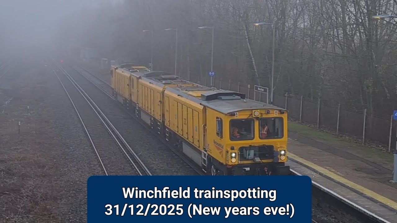 Winchfield trainspotting 31st December 2025 + Bonus clip! 