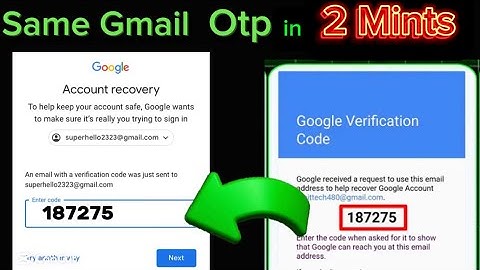 Same gmail verification code problem | Same gmail otp problem |  2 step verification gmail recovery