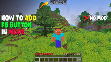 F5 Button Addon For Minecraft Pe | How To Add F5 Button In Minecraft Pe With Any Mod  [ 2025 ]