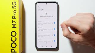 POCO M7 Pro 5G: How to Remove Google Account