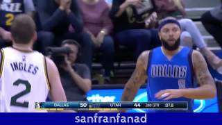 Dirk Nowitzki (22 Pts, 11 Rebs) & Deron Williams (23 Pts, 6 Ast) at Jazz (2016/04/11) -  PLAYOFFS!