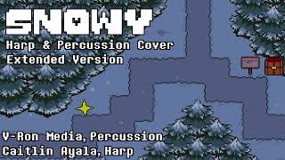Undertale: Snowy - Harp and Percussion Cover (1 Hour Extended Version) ft. @VRonMediaMusic