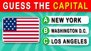 Guess the Capital City| Country Quiz 🚩⛰️
