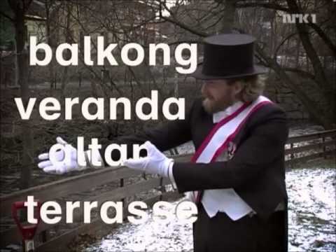 Typisk norsk: terrasse, altan, veranda og balkong youtube