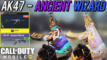 AK47 ANCIENT WIZARD BLUEPRINT CAMO GAMEPLAY in COD MOBILE | Season 5 Credit Store Update | CODM
