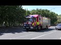 London Fire Brigade- Paddington FRU(21reg Mk3 Atego-SPARE) Responding June 2022