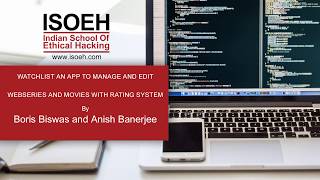 Creating a Watchlist to manage movies and webseries with rating system | ISOEH Android App tutorial screenshot 2