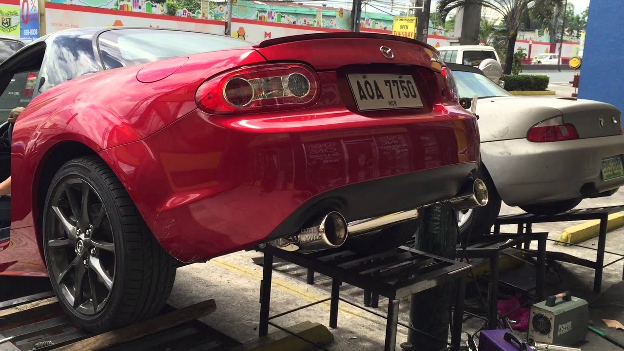 Mazda Miata MX5 exhaust system (DRIFT Xaust)! YouTube