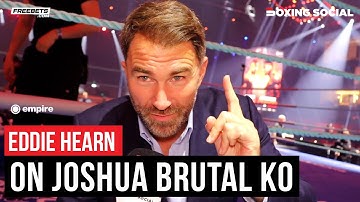 Eddie Hearn REACTS To BRUTAL Anthony Joshua KO Over Francis Ngannou