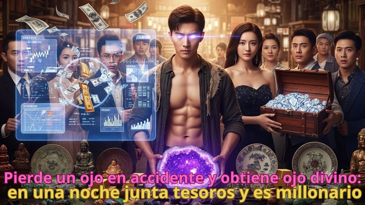 Pierde un ojo en accidente y obtiene ojo divino: en una noche junta tesoros y es millonario