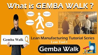 What is Gemba Walk? | Real Work Place | 3 P's: Purpose, Process, People | Gemba Lean Manufacturing |