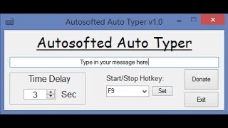 Auto Clicker and Auto Typer