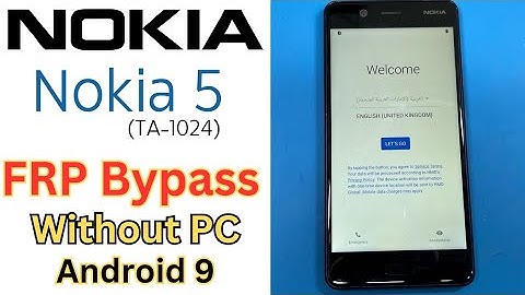 Nokia 5 TA-1024 Frp Bypass Without Pc Android 9 | All Nokia Remove Google Account 2024 #frpbypass