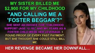 My Sister Billed Me $2,900 for My Childhood and Called Me a "Foster Beg screenshot 3