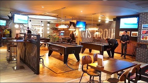 Contactless Pool Tables For Old Street Sports Bar And Grill