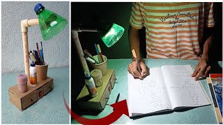 How To Make A Table Lamp || Homemade Study Table Lamp || Table Lamp Using PVC Pipes At Home Easy