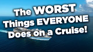 Famous The Worst Things EVERYONE Does on a cruise! Profile