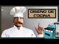 Como diseñar una cocina?🍽🤔 || Cocina para DEPARTAMENTOS y cocina para CASA