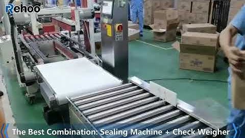 Rehoo check weigher for box products