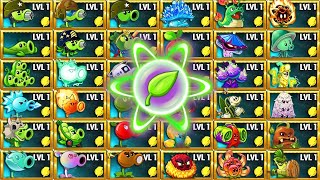 All Plants Level 1 vs Gargantuar Zombie - Pvz 2 Challenge