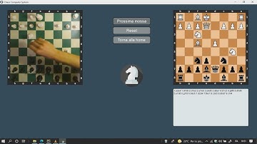 Playing as black to test a chess computer vision system