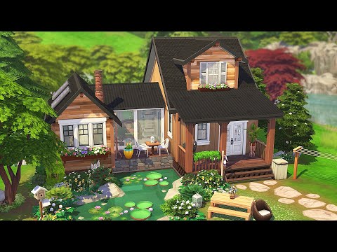 OFF-THE-GRID FAMILY HOME 🌳 | The Sims 4: Speed Build