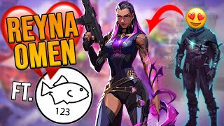 OMEN and REYNA... Were LOVERS?!? Ft. fish123 (VALORANT Funny Moments #6)