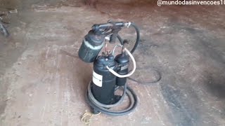 compressor com motor de ar condicionado